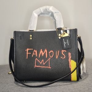 Authentic Coach X Jean-Michel Basquiat Rogue 25